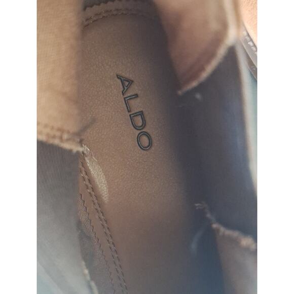 Aldo Brown Suede Chelsea Boots Men’s Size 10 / EU 43 Classic Slip-On Style - Picture 6 of 8